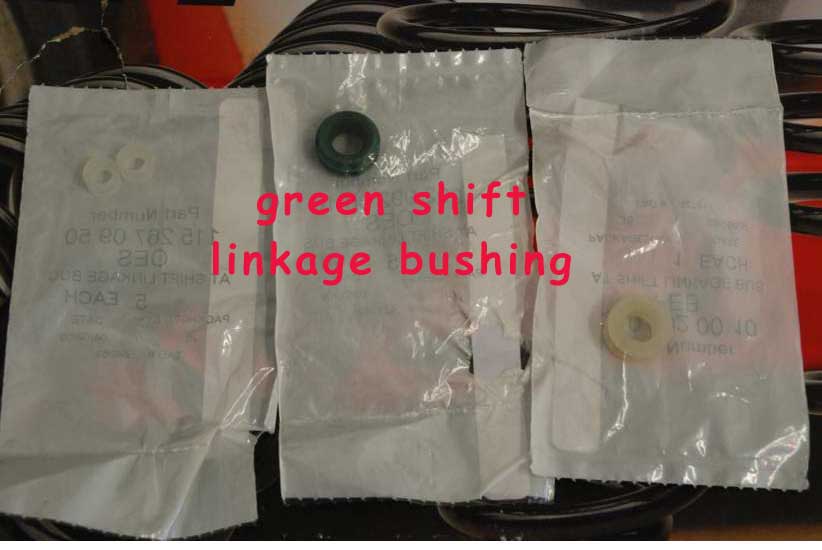 I believe they're for the W124 car I only needed the green bushing in the