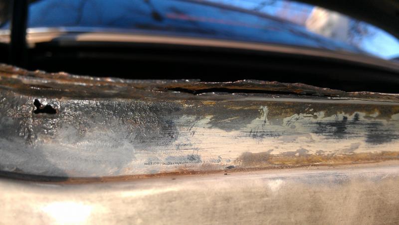 Mercedes w126 rust repair #2
