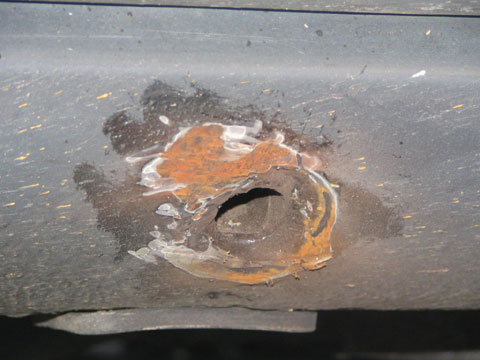 Mercedes w126 rust repair #1