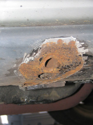 Mercedes w126 rust repair #3