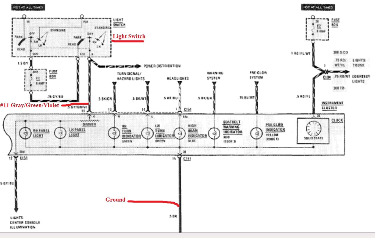 Mercedes W123 Wiring Diagram Irish Connections