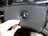 Photo step by step post showing a W123 evaporator removal (1983 240D and 1982 300TD)-001-remove-mercedes-symbol.jpg