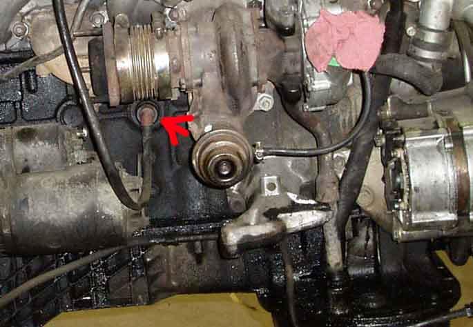 Mercedes diesel engine block heater