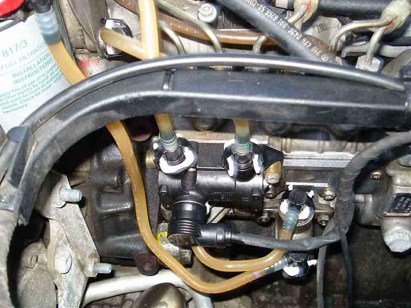 W210 Om606 Diesel Fuel Purge  Remove Air