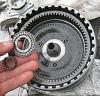 722.118 Automatic transmission rebuild (Monster DIY)-722_118-delicate-bearing-races-rear-end-intermediate-shaft.jpg