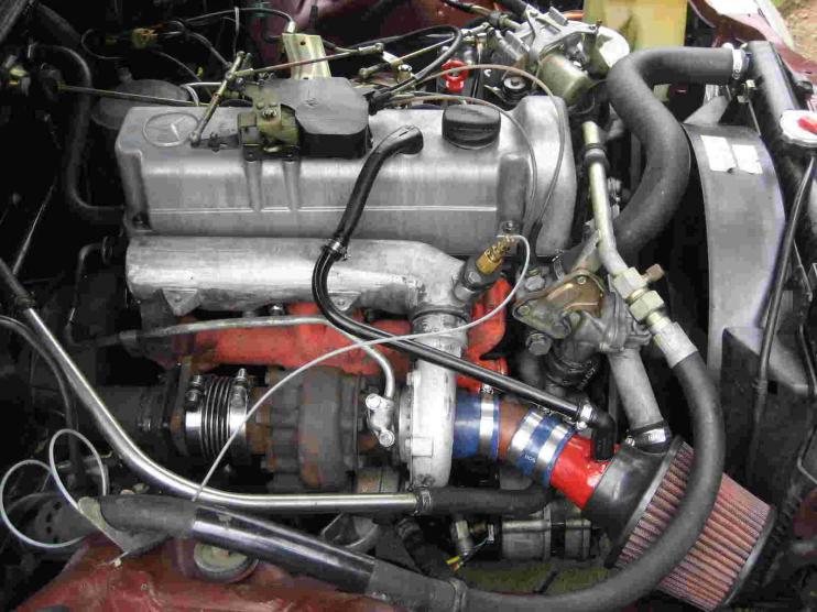 Mercedes 240d turbo kit #5