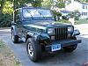 FS: 1994 Jeep Wrangler Green with Soft & Hard Tan Tops - 95-jeep-left-front.jpg
