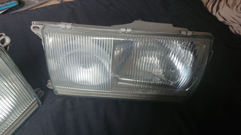 Mercedes w123 Euro Hella headlights headlamps pneumatic light