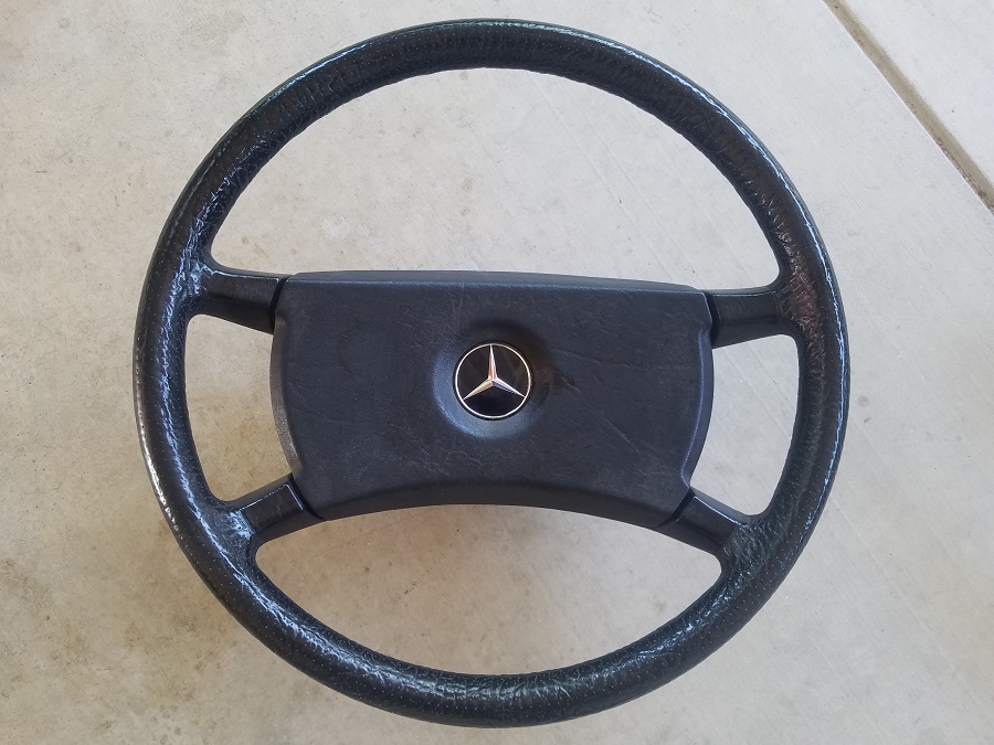 W126 shop steering wheel