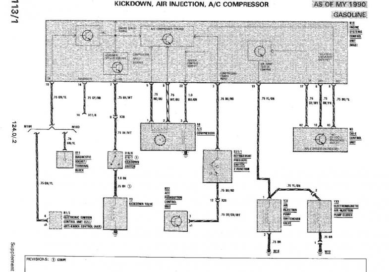 Simple question-W126, Fuel pump relay-where? - PeachParts Mercedes