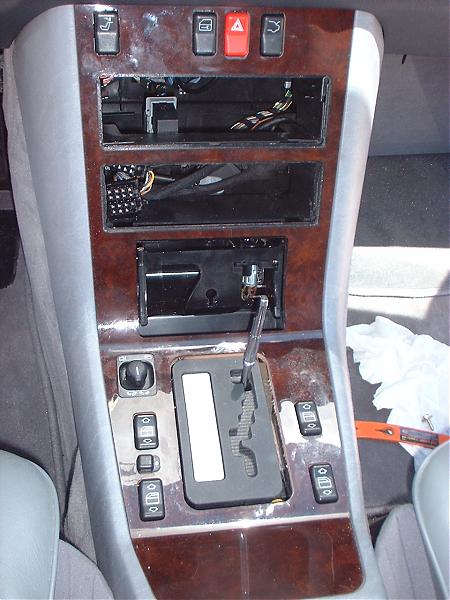 Mercedes w140 console removal