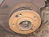 Parking Brake Shoe Replacement: Drum will not budge-brake-shoe-left-before.jpg