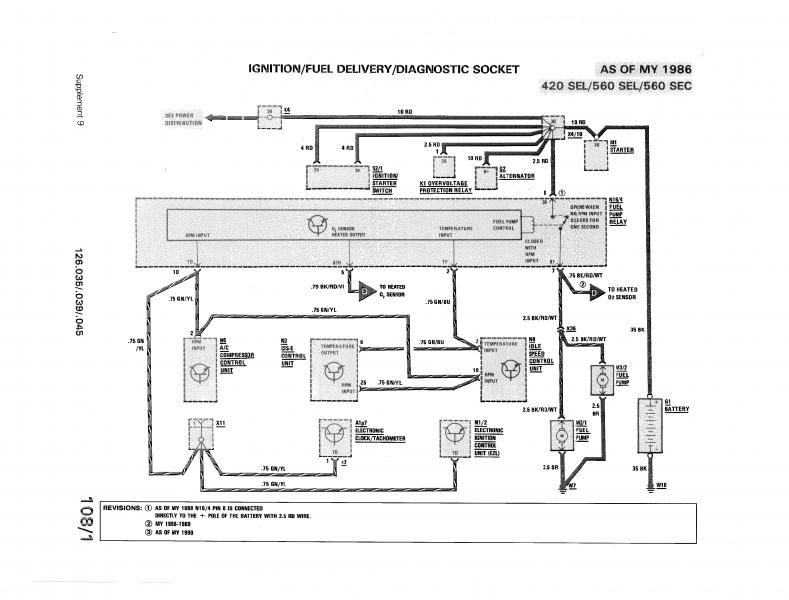 I am a girl, need help, 1986 560sl won't start, tries hard ... vip 722 wiring diagram 