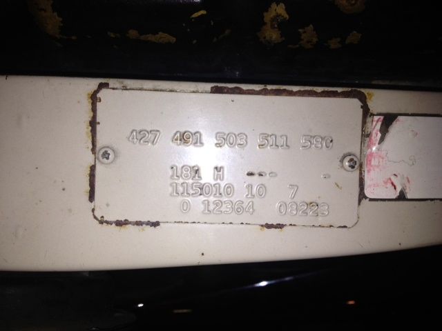 Where to find chassis number on mercedes