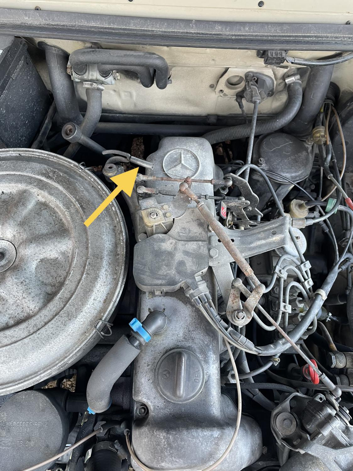 Accelerator Linkage Part Number 240D PeachParts MercedesBenz Forum