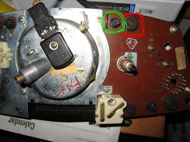 Need pictures of behind the dash cluster that have each bulb placement